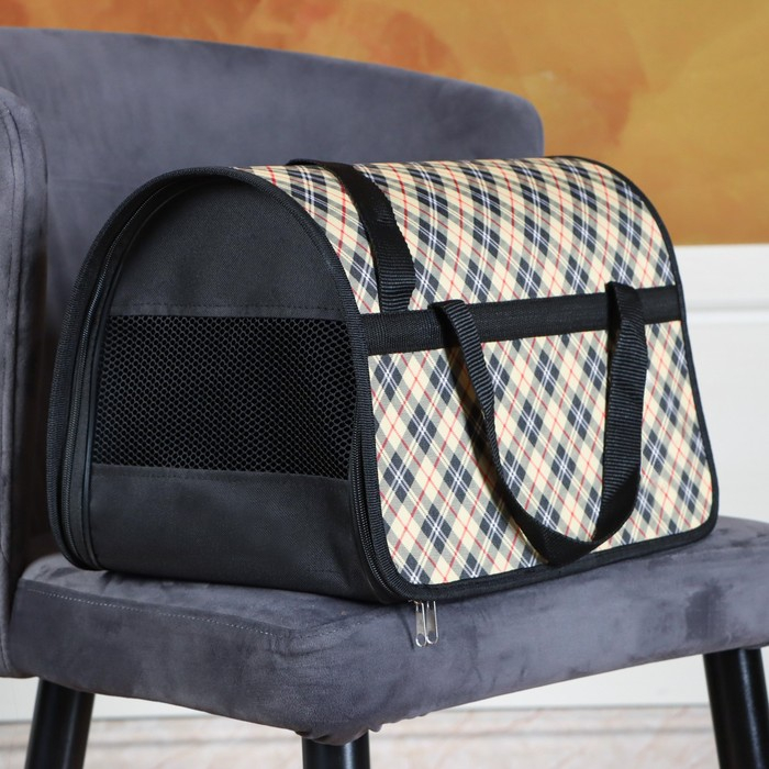 Сумка - переноска для животных с принтом, 40 х 25 х 26, микс цветов Сумка - переноска для животных с принтом, 40 х 25 х 26, микс цветов