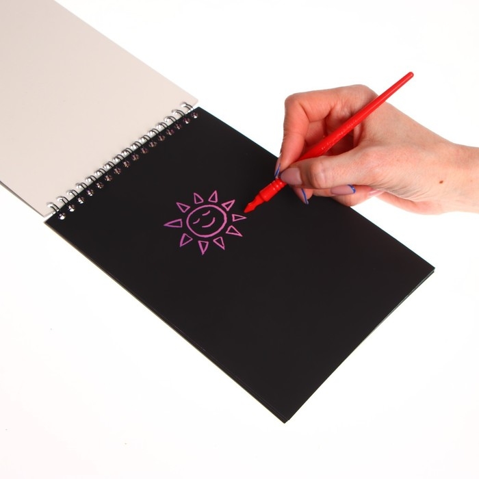 Гравюра блокнот детский «Удивительные животные», 10 листов, штихель Гравюра блокнот детский «Удивительные животные», 10 листов, штихель