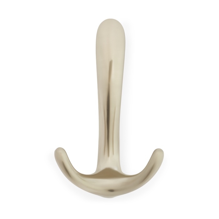 Крючок мебельный CAPPIO HOOK, трехрожковый, матовый никель Крючок мебельный CAPPIO HOOK, трехрожковый, матовый никель
