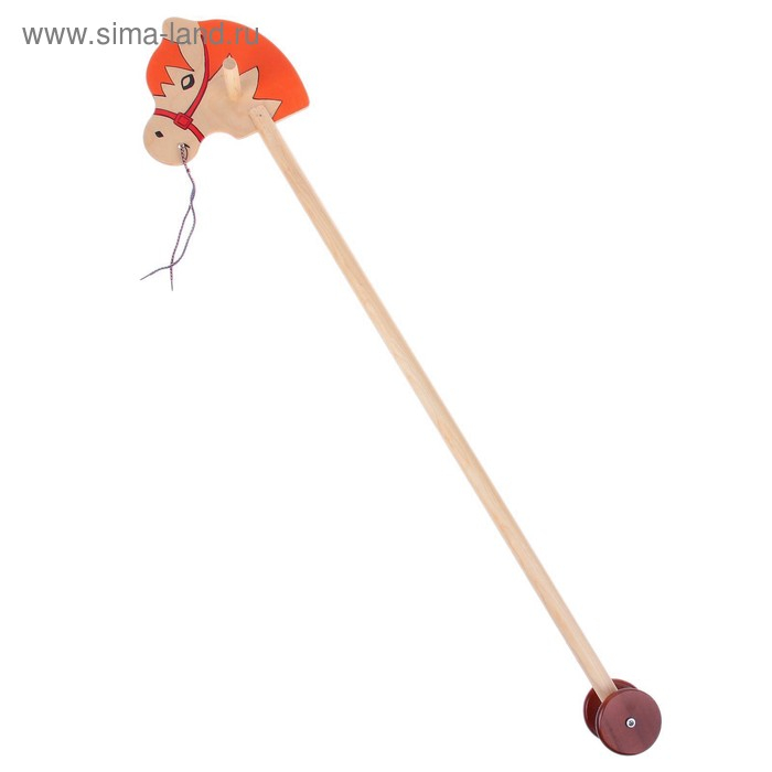 Лошадка-скакалка на палке, на колёсах Лошадка-скакалка на палке, на колёсах