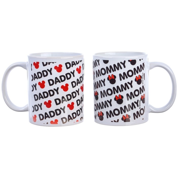 Набор парных кружек, 350 мл Набор парных кружек, 350 мл "Mammy, Daddy", Микки и друзья