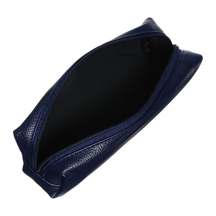 Пенал мягкий, 1 отделение, 60 х 200 х 55 мм, объёмный, полиуретан, Феникс, синий 61963 Пенал мягкий, 1 отделение, 60 х 200 х 55 мм, объёмный, полиуретан, Феникс, синий 61963