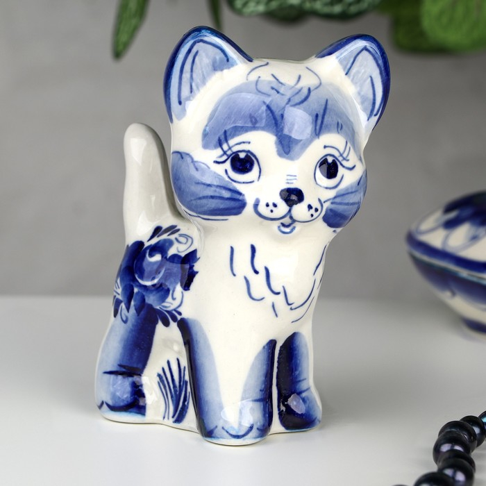 Сувенир Сувенир "Кот Барсик", гжель