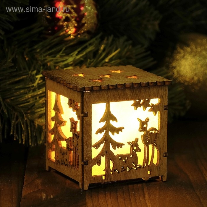 Декор с подсветкой «Зимний лес» Декор с подсветкой «Зимний лес»