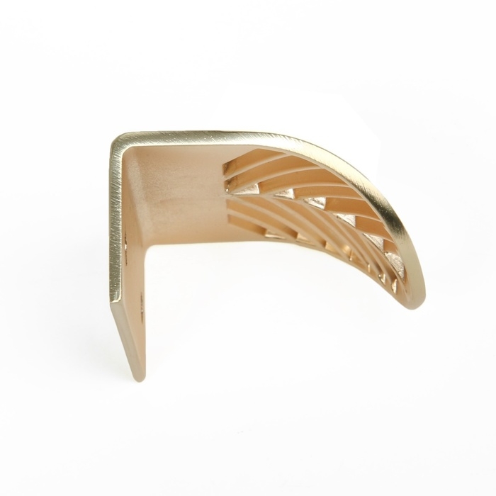 Ручка CAPPIO, м/о 32 мм, с узором, цвет матовое золото Ручка CAPPIO, м/о 32 мм, с узором, цвет матовое золото