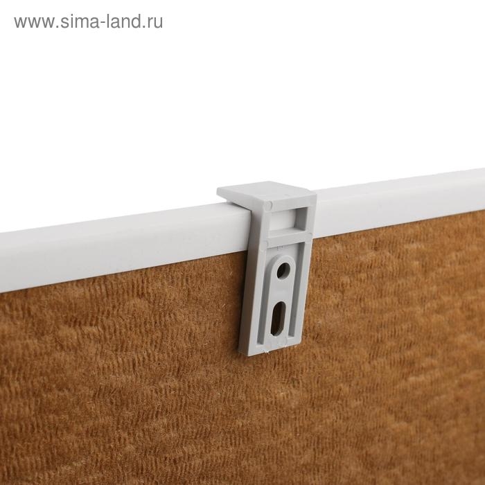 Доска пробковая 90х120 см, Calligrata, в ПВХ рамке белого цвета Доска пробковая 90х120 см, Calligrata, в ПВХ рамке белого цвета