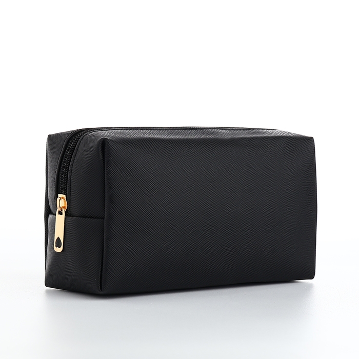 Косметичка на молнии, цвет чёрный Косметичка на молнии, цвет чёрный