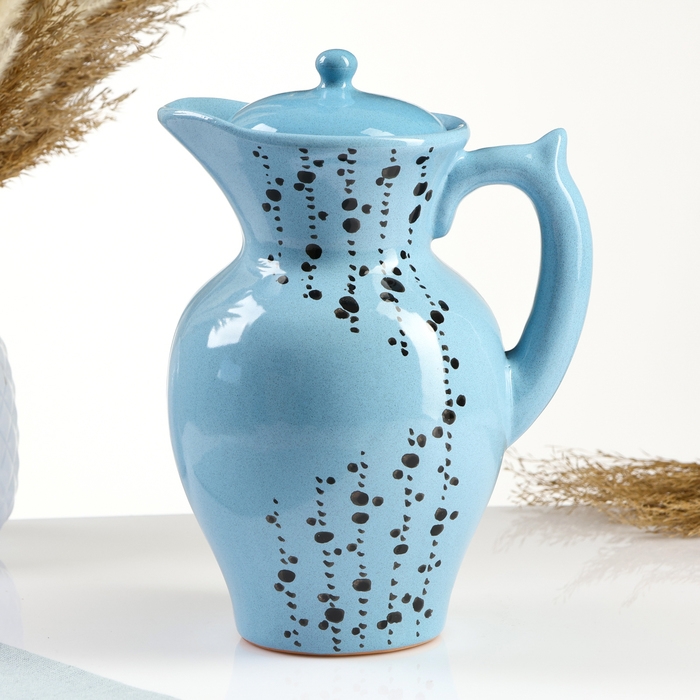 Кувшин Кувшин "Дачный" 1л / 22,5х13,5см, блюз