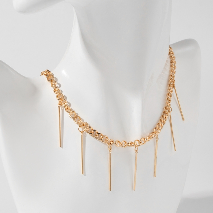 Колье «Цепь голден» дерзость, цвет золото, 40см Колье «Цепь голден» дерзость, цвет золото, 40см