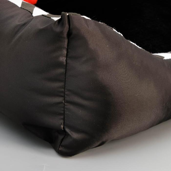 Лежанка с сердечком, 50 х 40 х 15 см, оксфорд, бязь, искусственный мех Лежанка с сердечком, 50 х 40 х 15 см, оксфорд, бязь, искусственный мех