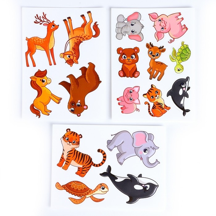 Развивающая игра на липучках «Изучаем животных. Мамы и малыши» Развивающая игра на липучках «Изучаем животных. Мамы и малыши»