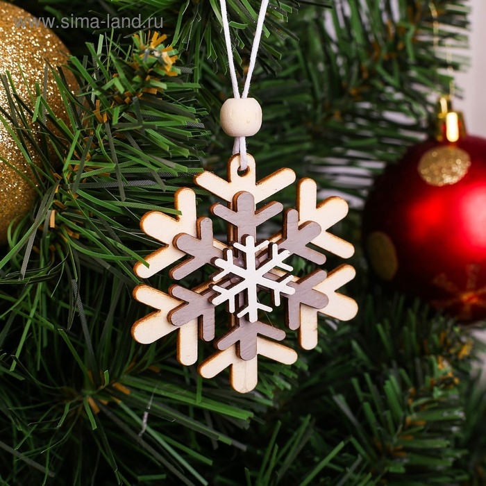 Подвеска новогодняя «Праздничная снежинка» Подвеска новогодняя «Праздничная снежинка»