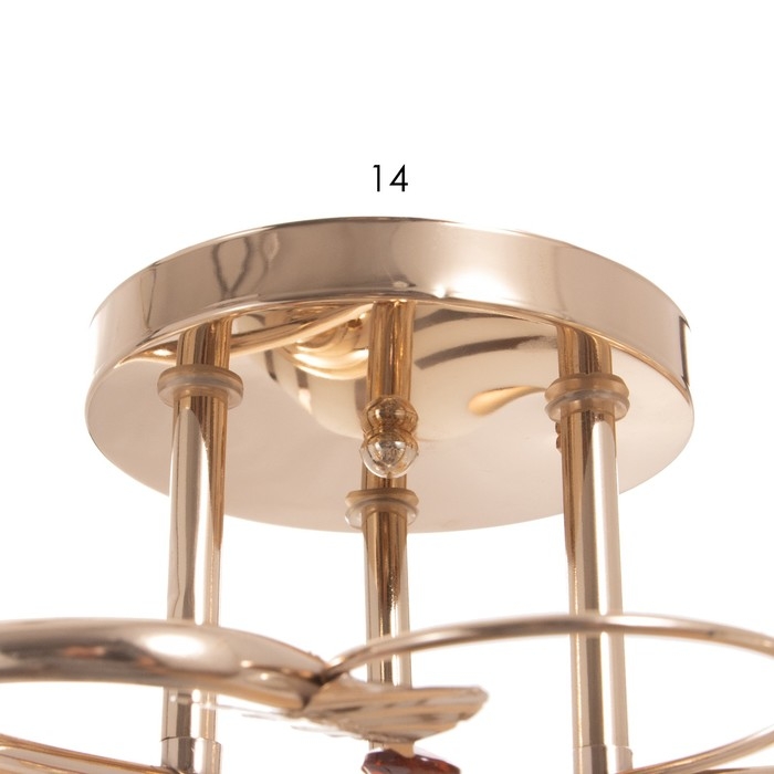 Люстра Люстра "Дорис" 3х40Вт Е27 Золото МОДЕЛЬ: 2679462