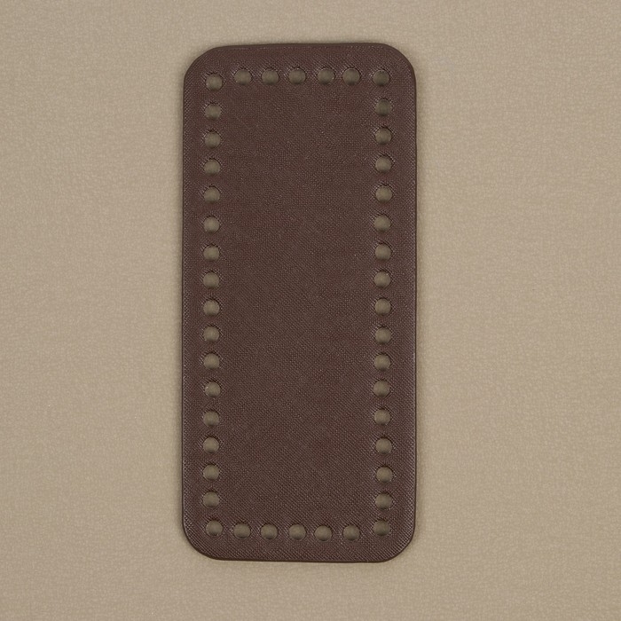 Донце для сумки, прямоугольное, 18 × 8 × 0,3 см, цвет коричневый Донце для сумки, прямоугольное, 18 × 8 × 0,3 см, цвет коричневый