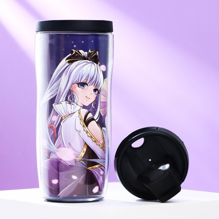 Термостакан со вставкой &laquo;Сакура&raquo; 350 мл