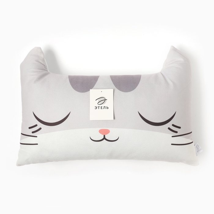 Подушка декоративная Этель Подушка декоративная Этель "Котик", 40*60 см, 100% п/э, велюр