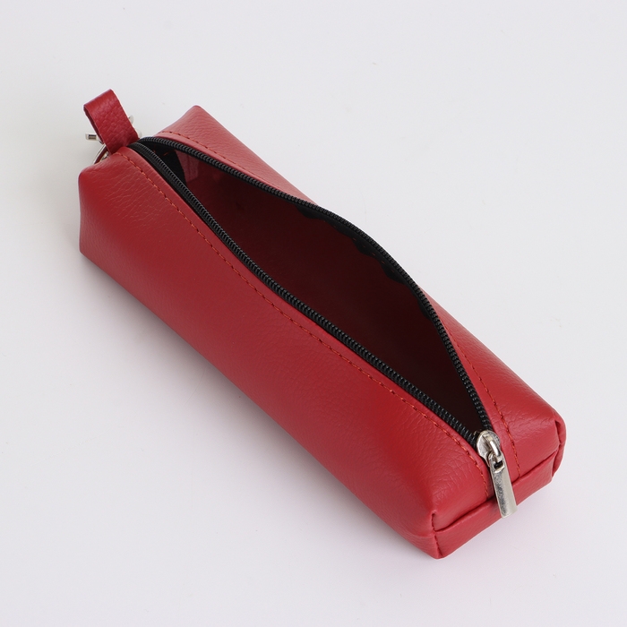 Ключница на молнии, длина 16 см, кольцо, карабин, цвет красный Ключница на молнии, длина 16 см, кольцо, карабин, цвет красный