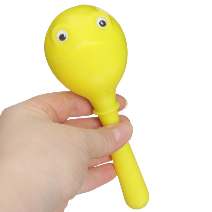 Погремушка «Лягушонок: перкуссионный маракас», шейкер, цвет МИКС, Крошка Я