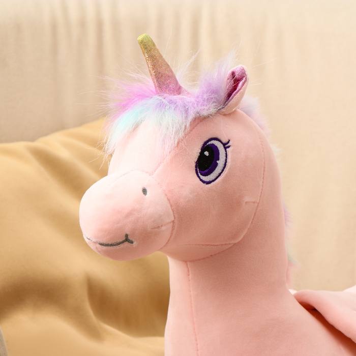 Мягкая игрушка «Единорог», 60 см, цвет розовый Мягкая игрушка «Единорог», 60 см, цвет розовый