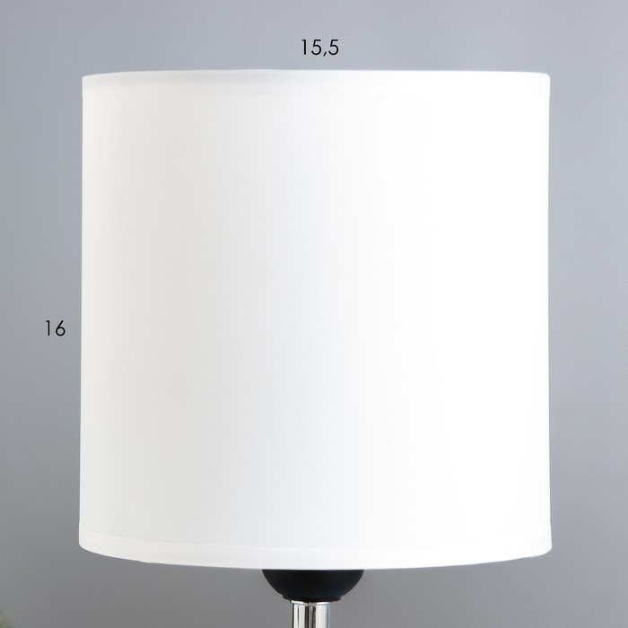 Настольная лампа Настольная лампа "Сафари К" Е27 40Вт бело-синий 12,5х12,5х29 см RISALUX