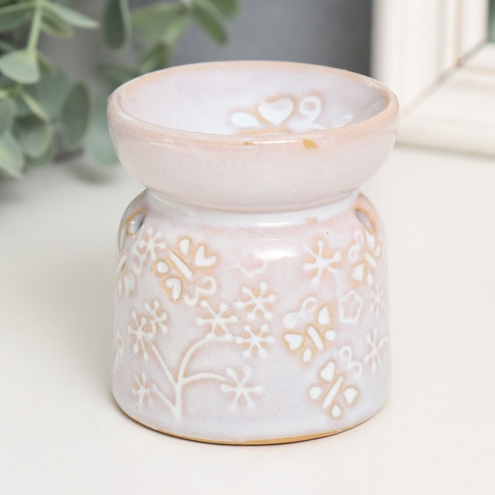 Аромалампа керамика  Аромалампа керамика "Бабочки" МИКС 8,5х7х7 см