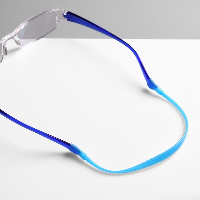 Шнурок силиконовый для очков №2 Голубой Шнурок силиконовый для очков №2 Голубой