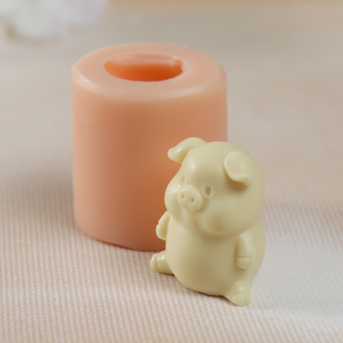 Молд силикон Молд силикон "Поросёнок" 2,5х2,3х3 см