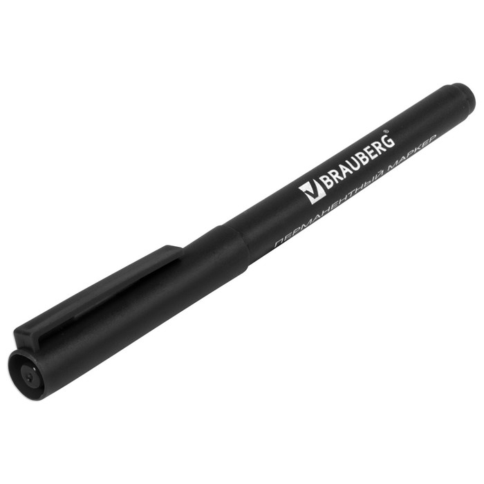 Маркер перманентный 1.0 мм BRAUBERG ClassicLine, чёрный Маркер перманентный 1.0 мм BRAUBERG ClassicLine, чёрный