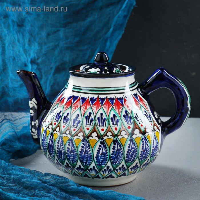 Чайник Риштанская Керамика 1600мл микс Чайник Риштанская Керамика 1600мл микс