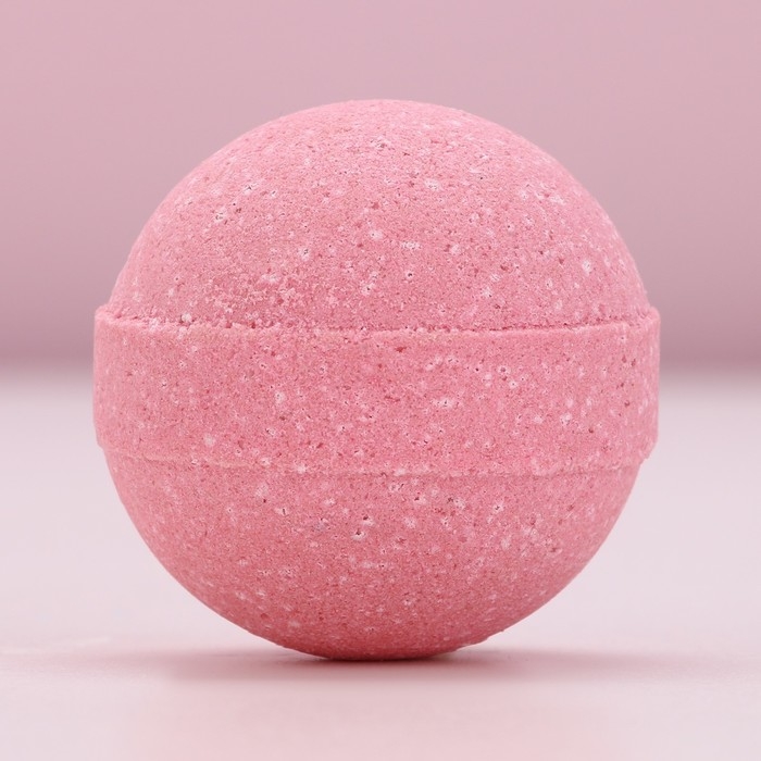 Бомбочка для ванны «Сияй этой зимой!», 130 г, аромат клубничного пломбира, Новый Год