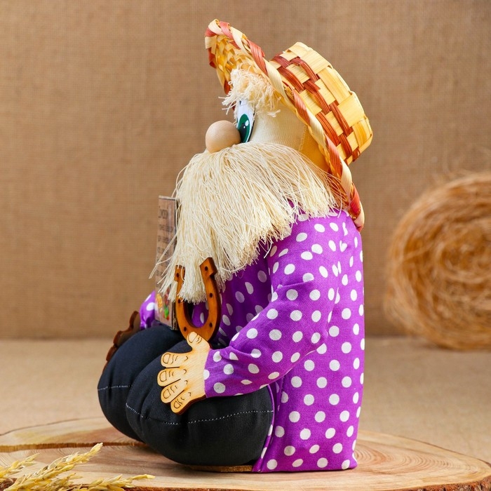 Оберег - домовой Оберег - домовой "Берендей в шляпе", h = 22 см, микс