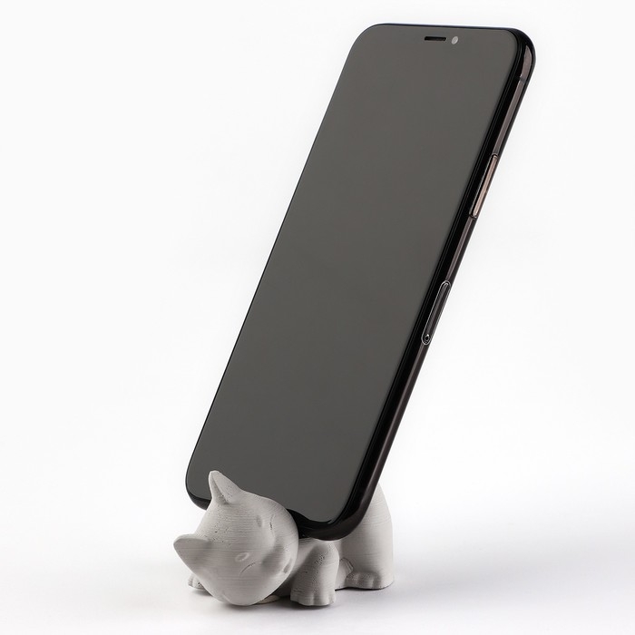 Подставка для телефона «Корги», серая, 6,5 х 5 см