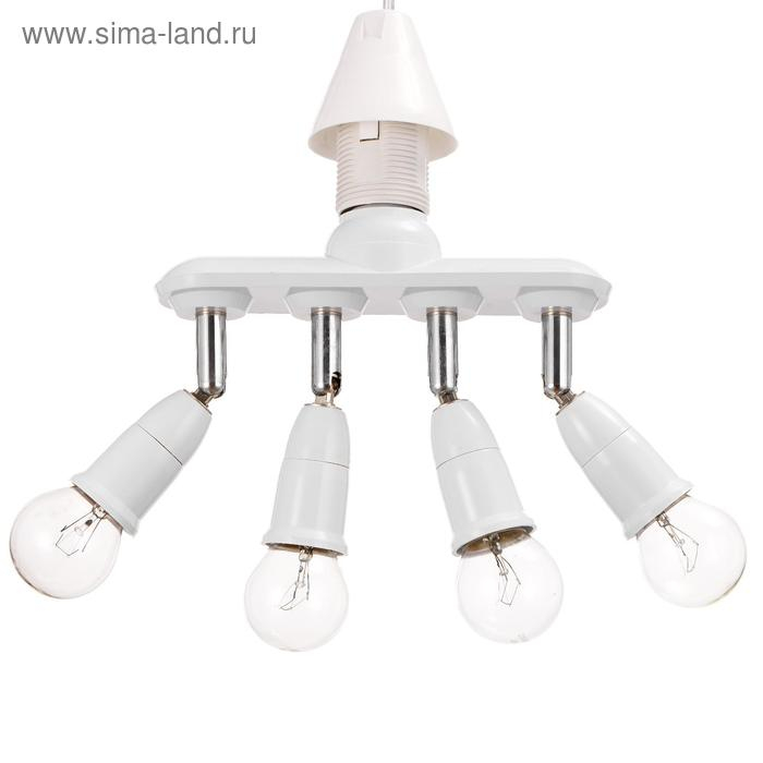 Светильник 1116/4 Е27 40Вт белый 5х19х17,5 см BayerLux Светильник 1116/4 Е27 40Вт белый 5х19х17,5 см BayerLux