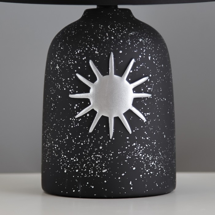 Настольная лампа Настольная лампа "Мирель" Е14 40Вт черный 22,5х22,5х34 см RISALUX