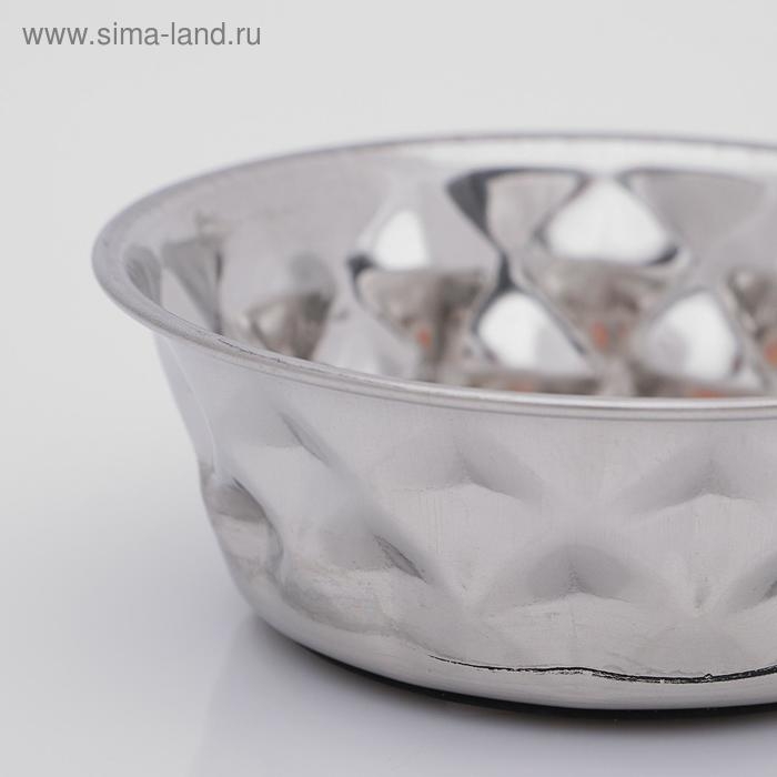 Миска утяжеленная рельефная, с силиконовым основанием, 300 мл Миска утяжеленная рельефная, с силиконовым основанием, 300 мл