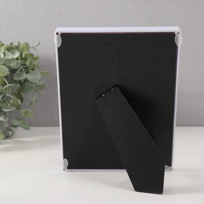 Фоторамка пластик 10х15 см Фоторамка пластик 10х15 см "Сиреневые камешки" 2х14,7х19,7 см