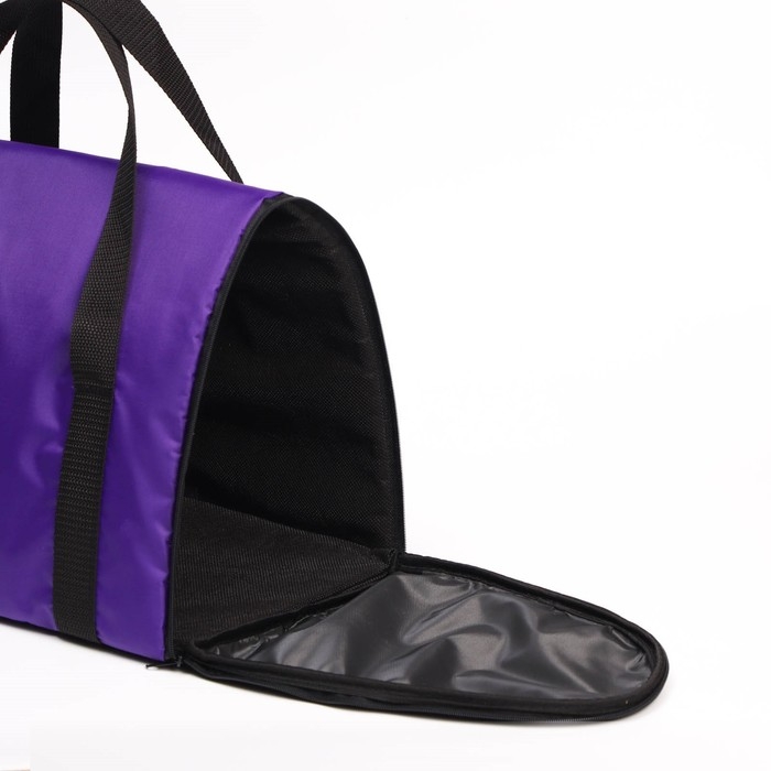 Сумка - переноска для животных  Сумка - переноска для животных "Туннель", нейлон, 37 х 22 х 26 см, фиолетовый
