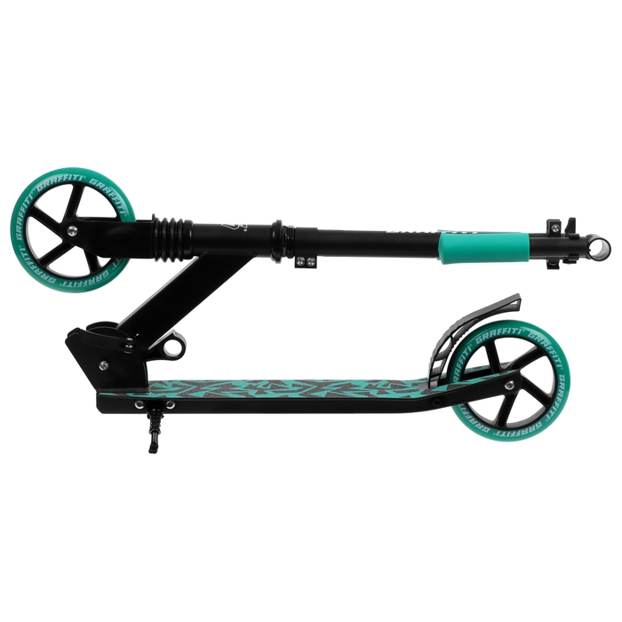 Самокат городской GRAFFITI Comfort Lux 145, колёса PU 145 мм, с передним амортизатором, ABEC 9 Carbon Самокат городской GRAFFITI Comfort Lux 145, колёса PU 145 мм, с передним амортизатором, ABEC 9 Carbon