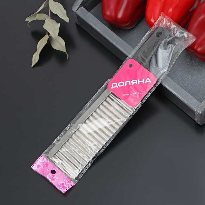 Нож для фигурной резки Доляна «Помощник», 26 см, цвет чёрный Нож для фигурной резки Доляна «Помощник», 26 см, цвет чёрный