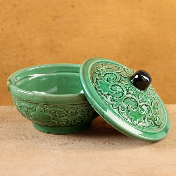 Сахарница керамическая Риштанская керамика 500мл Сахарница керамическая Риштанская керамика 500мл