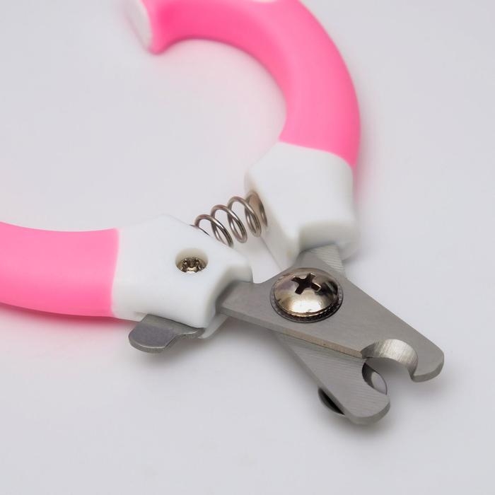 Когтерез боковой Когтерез боковой "Гармония" округлый, отверстие 8 мм, розовый