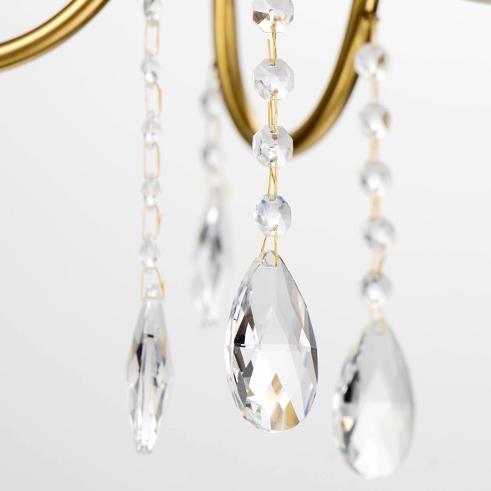 Люстра Люстра "Ланди" 6х40Вт Е14 латунь 60х60х50 см BayerLux