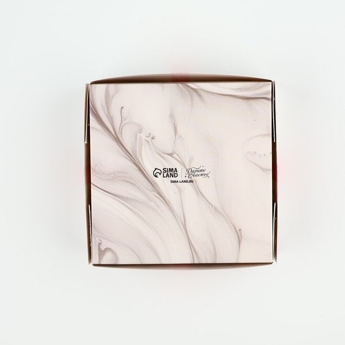 Коробка под 4 конфеты «Лучший подарок», 10.5 х 10.5 х 3.5 см, Новый год Коробка под 4 конфеты «Лучший подарок», 10.5 х 10.5 х 3.5 см, Новый год