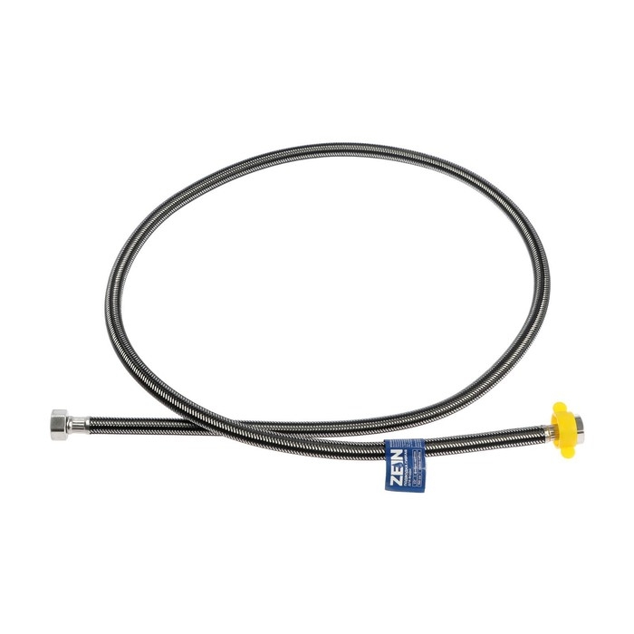 Подводка гибкая для воды ZEIN, фибро-нейлон, 1/2 Подводка гибкая для воды ZEIN, фибро-нейлон, 1/2", гайка-гайка, 150 см, черная