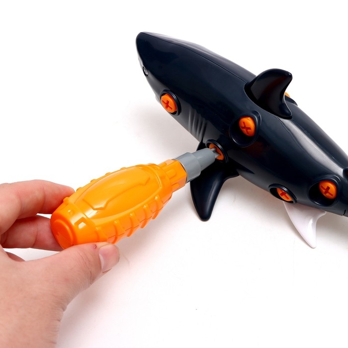 Конструктор винтовой «Акула», с отвёрткой, 18 элементов Конструктор винтовой «Акула», с отвёрткой, 18 элементов