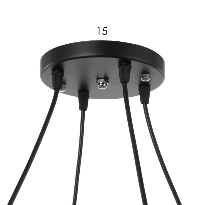 Светильник 2097/4BK E27 40Вт черный 70х50х90 см BayerLux