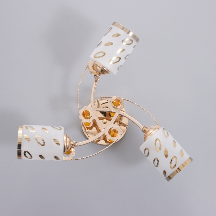 Люстра Люстра "Адди" 3х40Вт Е27 Золото МОДЕЛЬ: 2638726