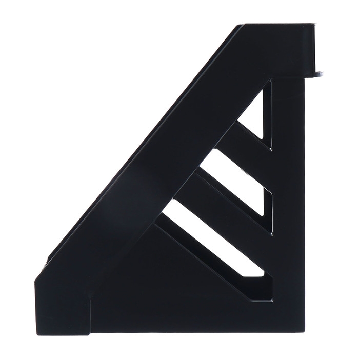 Лоток для бумаг вертикальный Стамм "Стандарт", ширина 100 мм, чёрный