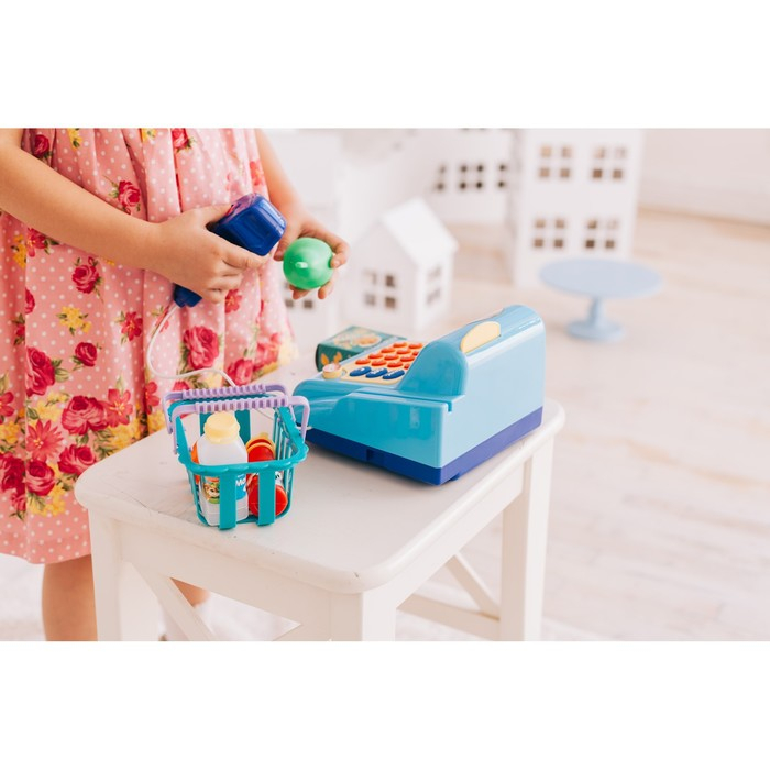 Касса-калькулятор «Мои покупки», с аксессуарами Касса-калькулятор «Мои покупки», с аксессуарами