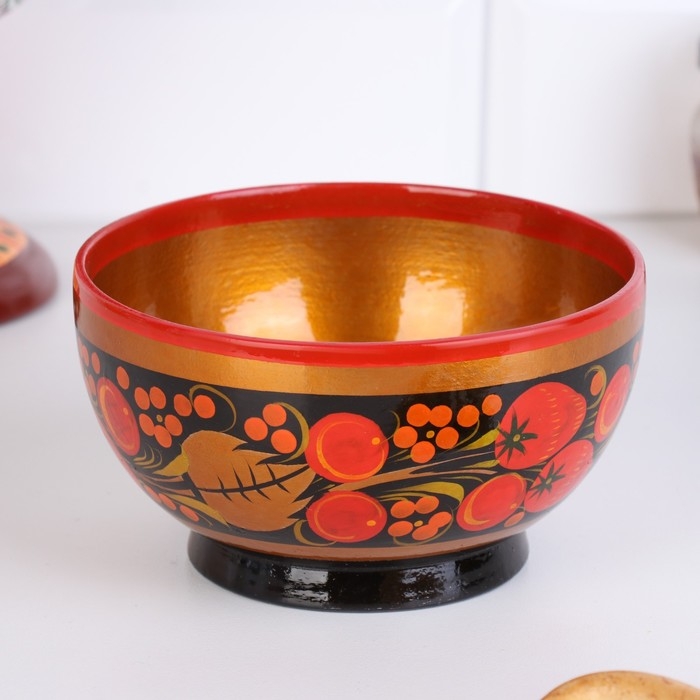 Пиала, 13х7 см, 300мл, хохлома Пиала, 13х7 см, 300мл, хохлома